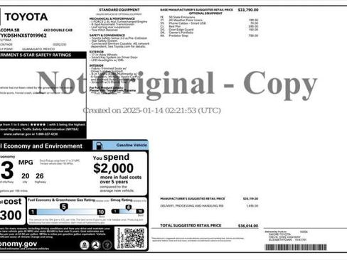 Used 2025 Toyota Tacoma SR image 4