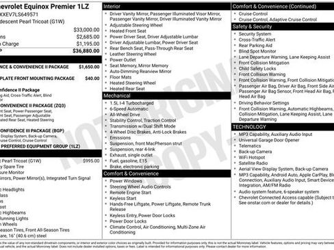 Used 2020 Chevrolet Equinox Premier AWD/4WD image 3