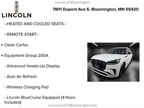Used 2025 Lincoln Aviator Reserve w/ Jet Appearance Package AWD/4WD image 5