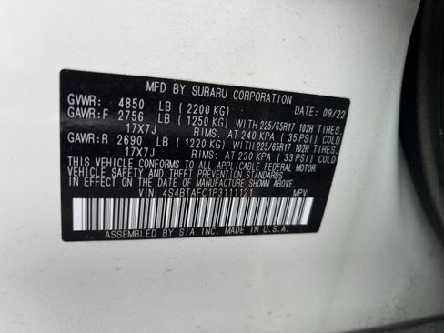 Used 2023 Subaru Outback Premium w/ Popular Package #1 image 37