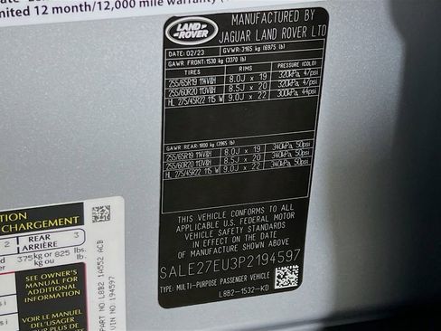 Used 2023 Land Rover Defender 110 X-Dynamic SE AWD/4WD image 34