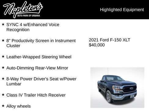 Used 2021 Ford F150 XLT w/ Equipment Group 301A Mid AWD/4WD image 8