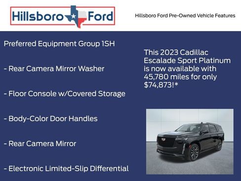 Used 2023 Cadillac Escalade Sport Platinum w/ Heavy-Duty Trailer Package AWD/4WD image 6