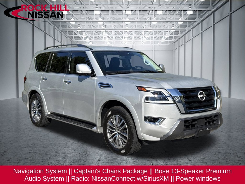 Used 2023 Nissan Armada SL w/ Captain's Chairs Package AWD/4WD 360° Tour