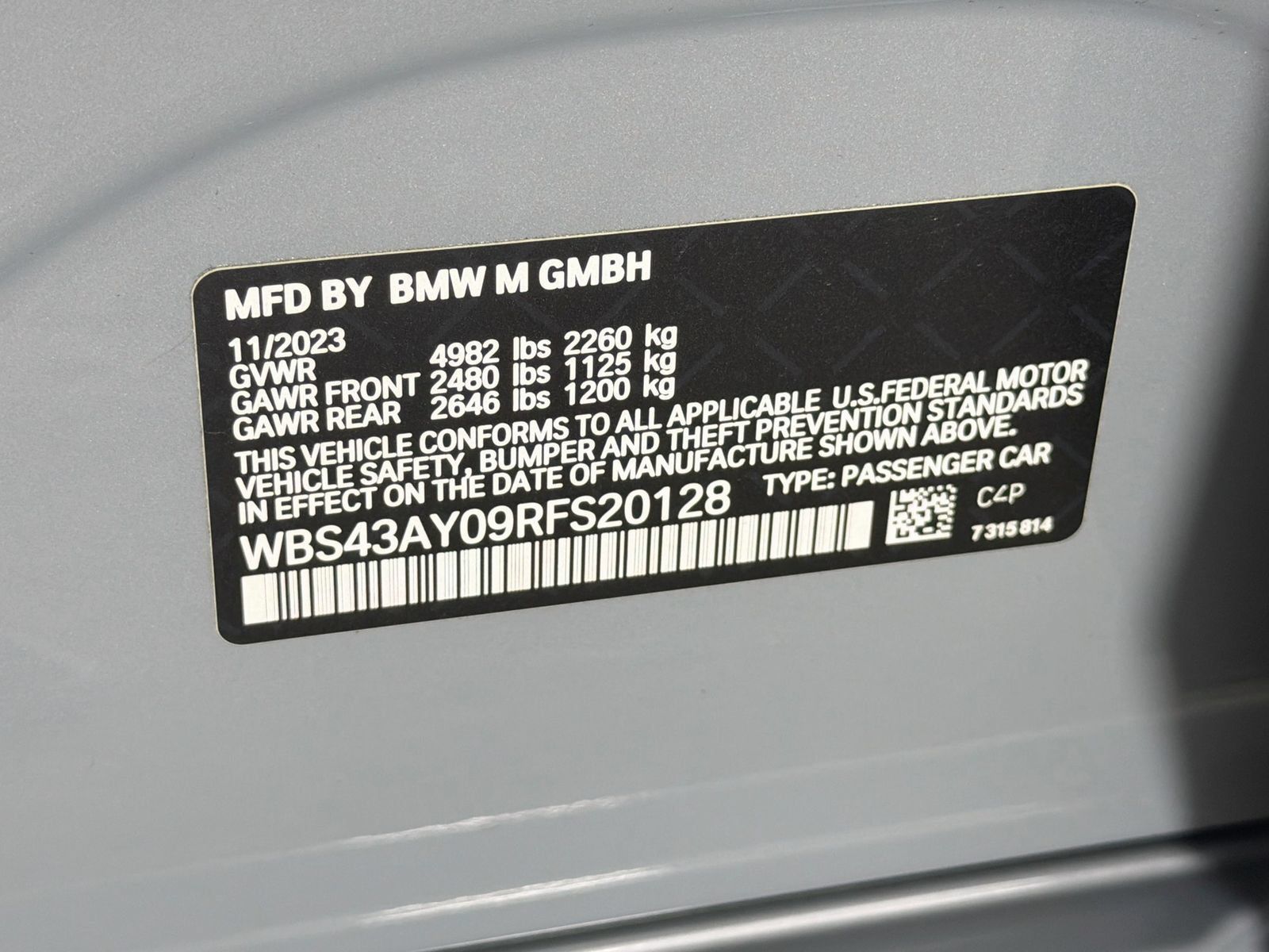 Certified 2024 BMW M3 Competition w/ Executive Package AWD/4WD image 33