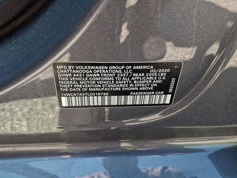 Used 2020 Volkswagen Passat 2.0T SEL FWD image 29