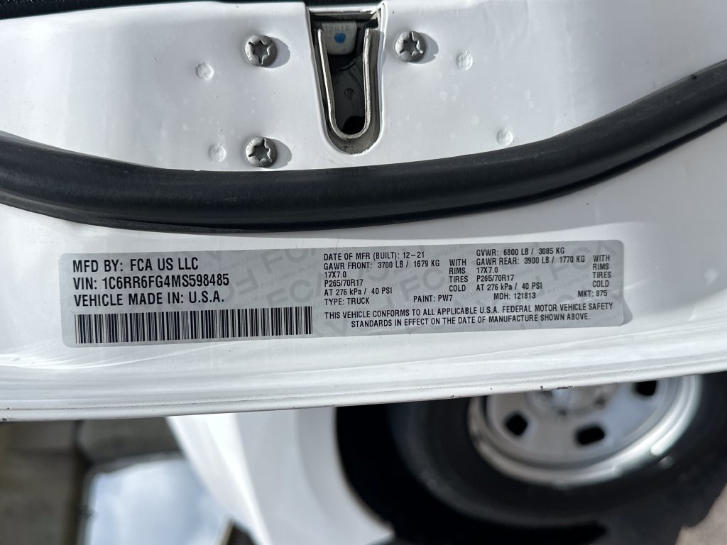 Used 2021 RAM 1500 Tradesman RWD image 22