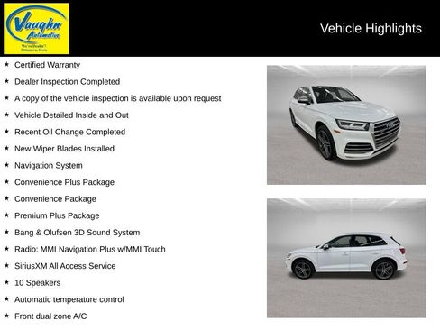 Used 2020 Audi SQ5 Premium Plus w/ Premium Plus Package AWD/4WD image 2