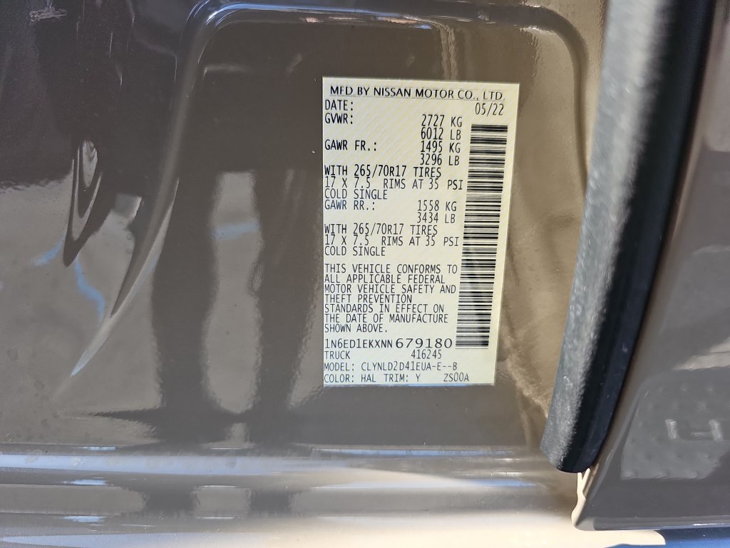 Used 2022 Nissan Frontier PRO-4X w/ Pro-4X Premium Package AWD/4WD image 33