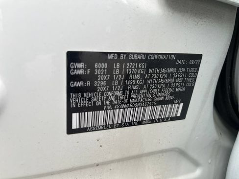 Used 2022 Subaru Ascent Touring AWD/4WD image 29