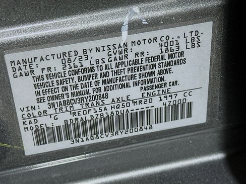 Used 2024 Nissan Sentra SV image 12