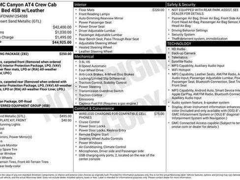 Used 2022 GMC Canyon AT4 w/ Trailering Package image 1