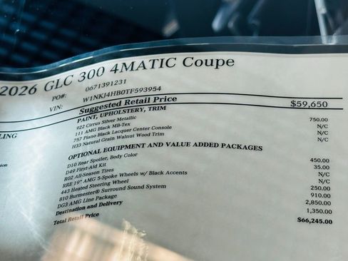 New 2026 Mercedes-Benz GLC 300 4MATIC image 19