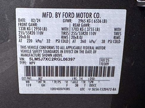 Used 2024 Lincoln Aviator Reserve w/ Elements Package Plus image 33