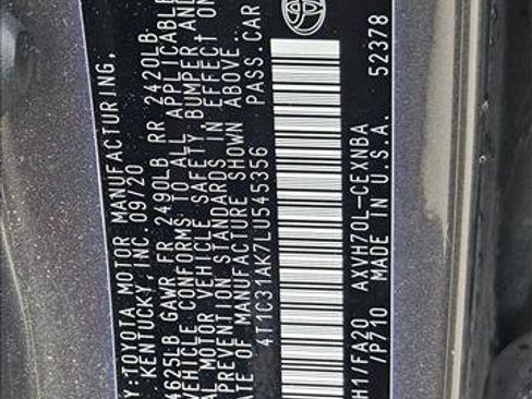 Used 2020 Toyota Camry LE image 15