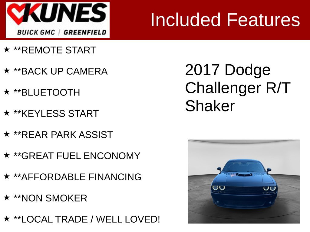Used 2017 Dodge Challenger R/T RWD image 2