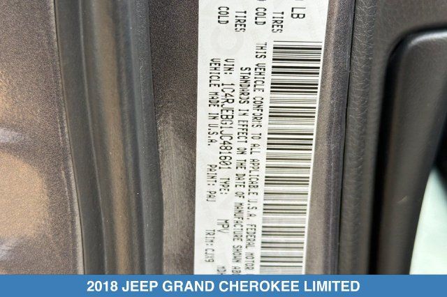 Used 2018 Jeep Grand Cherokee Limited RWD image 32