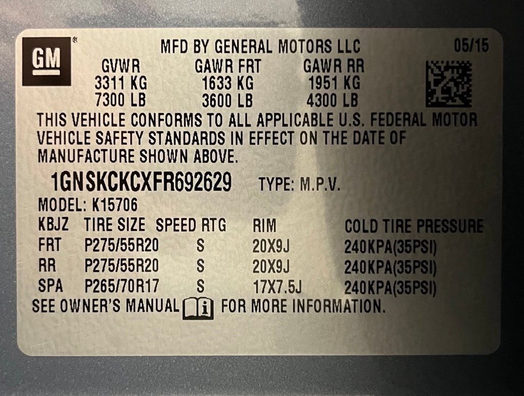 Used 2015 Chevrolet Tahoe LTZ AWD/4WD image 61