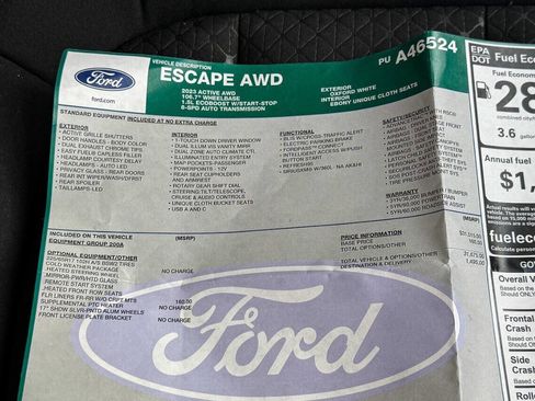Used 2023 Ford Escape Active image 35