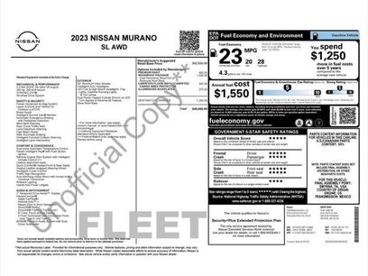 Used 2023 Nissan Murano SL w/ SL Moonroof Package