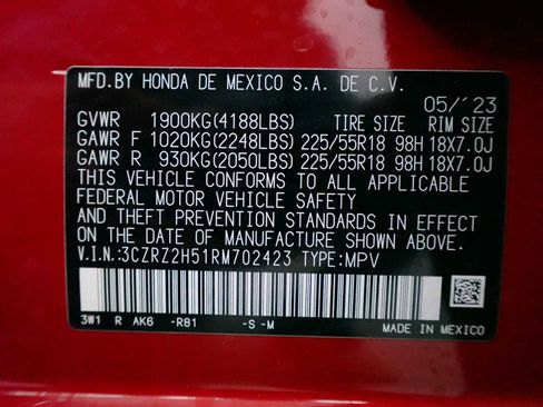 Certified 2024 Honda HR-V Sport image 29