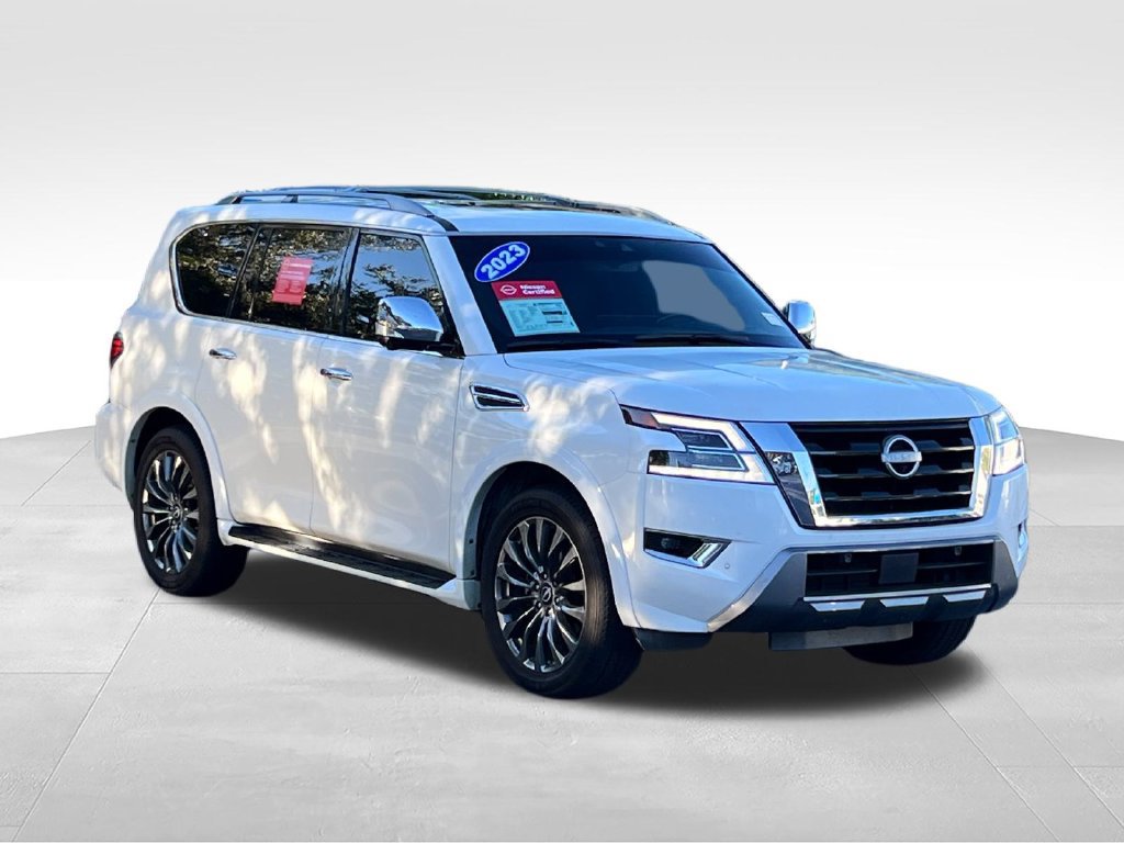 Certified 2023 Nissan Armada Platinum w/ Captain's Chairs Package RWD image 3
