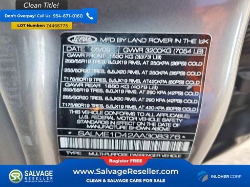Used 2010 Land Rover Range Rover HSE AWD/4WD image 17