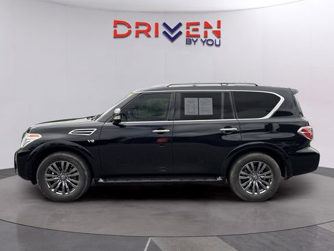 Used 2019 Nissan Armada Platinum w/ Captain's Chairs Package RWD image 2
