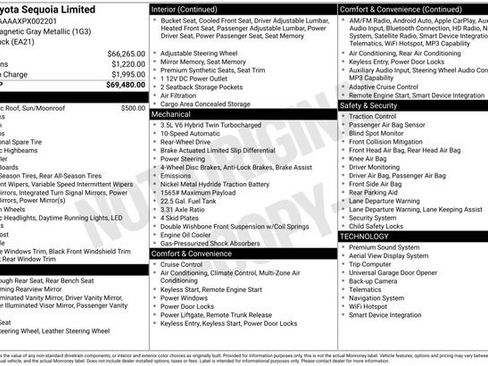 Used 2023 Toyota Sequoia Limited RWD image 4