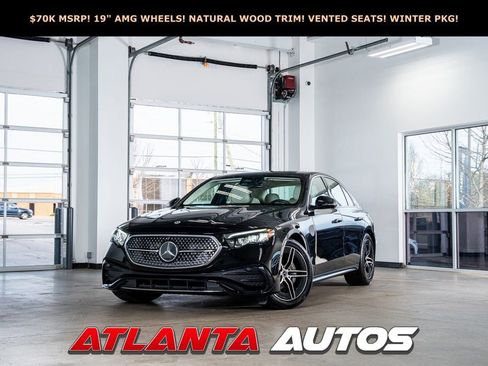 Used 2025 Mercedes-Benz E 350 4MATIC Sedan w/ Winter Package image 1