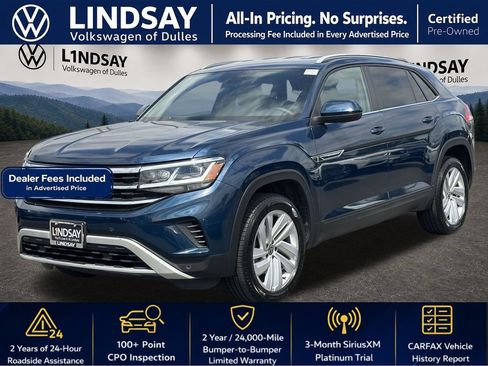 Certified 2021 Volkswagen Atlas Cross Sport SE AWD/4WD image 4