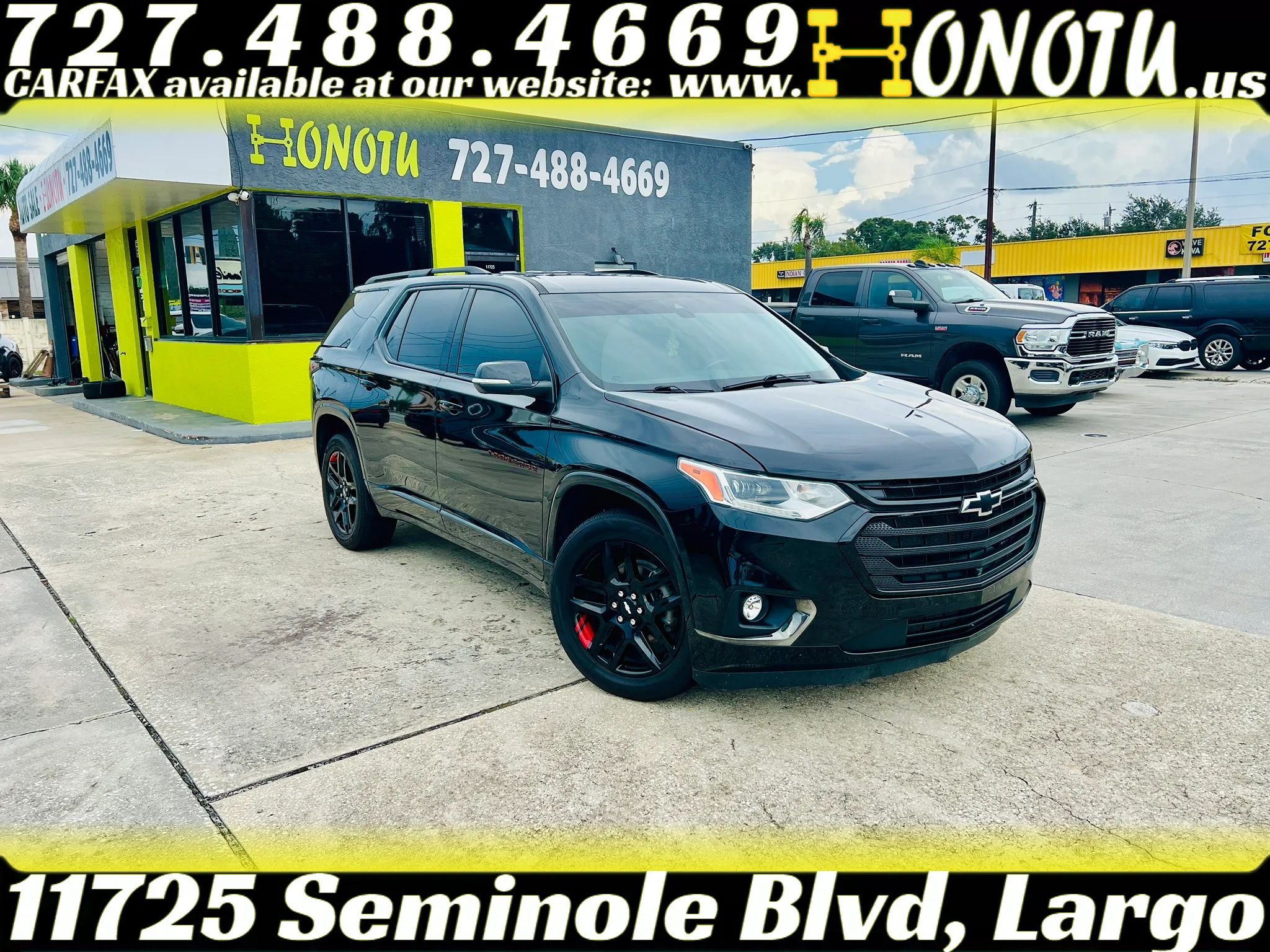 Used 2021 Chevrolet Traverse Premier w/ Redline Edition FWD image 1