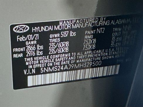 Used 2021 Hyundai Santa Fe SEL image 12