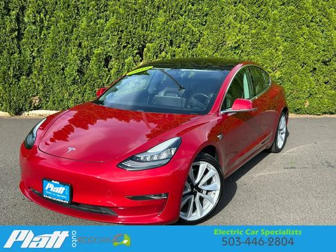 Used 2018 Tesla Model 3 Long Range AWD/4WD image 1