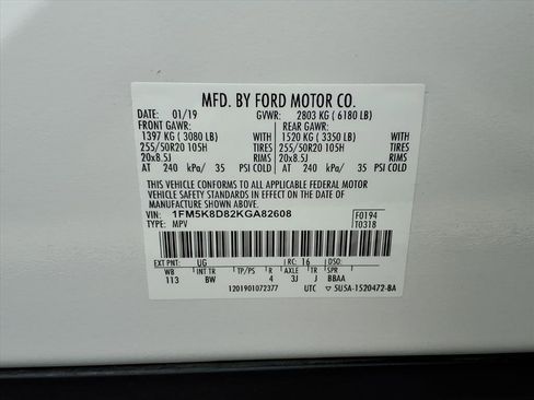 Certified 2019 Ford Explorer XLT w/ Equipment Group 202A image 26