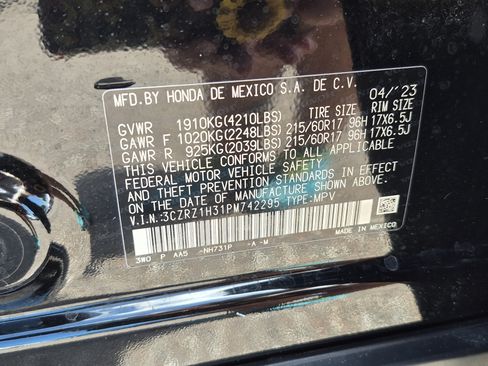 Used 2023 Honda HR-V LX image 33
