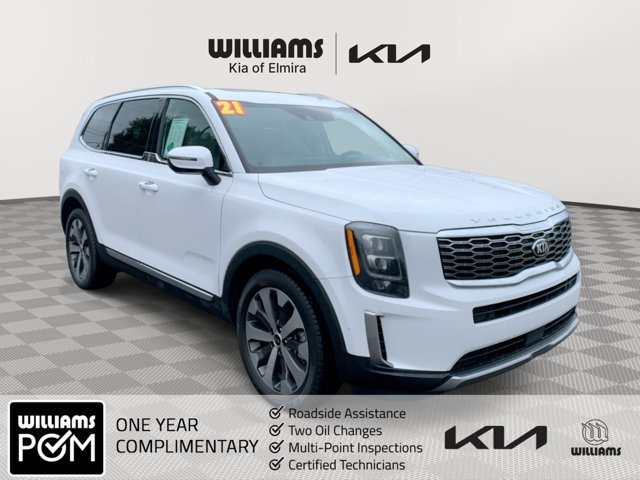 Certified 2021 Kia Telluride EX w/ EX Premium Package AWD/4WD image 1