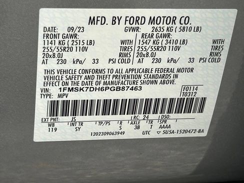 Used 2023 Ford Explorer XLT w/ Equipment Group 202A RWD image 45