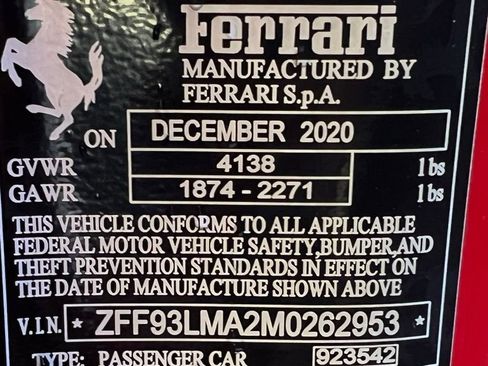 Used 2021 Ferrari F8 Tributo image 15