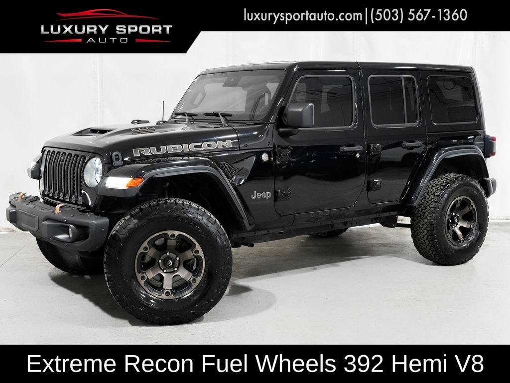 Used 2022 Jeep Wrangler Unlimited Rubicon w/ Xtreme Recon 35" Tire Package AWD/4WD image 1