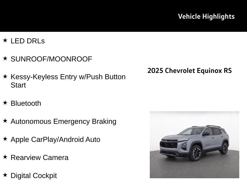 Used 2025 Chevrolet Equinox RS w/ Convenience Package III AWD/4WD image 32