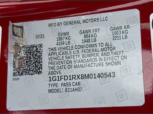 Used 2021 Chevrolet Camaro LT w/ RS Package image 36