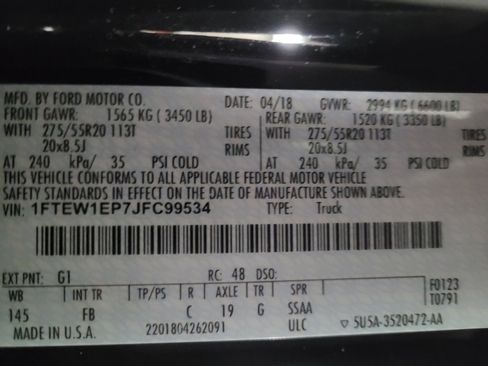 Used 2018 Ford F150 XLT w/ Equipment Group 302A Luxury image 33