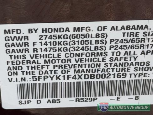 Used 2013 Honda Ridgeline RTS image 37
