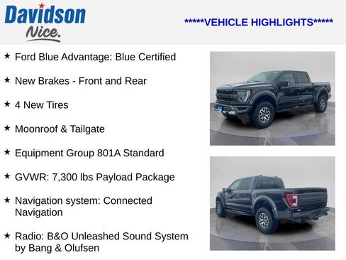 Certified 2023 Ford F150 Raptor AWD/4WD image 4