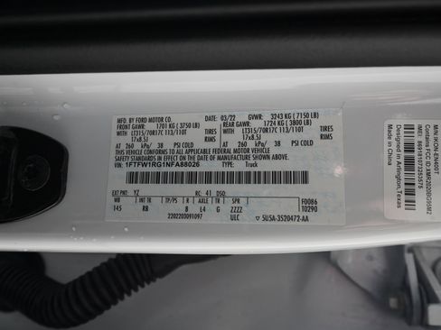 Used 2022 Ford F150 Raptor w/ Equipment Group 801A High image 40