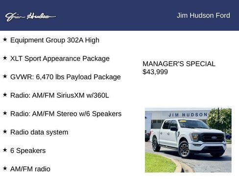 Certified 2023 Ford F150 XLT w/ Equipment Group 302A High AWD/4WD image 12