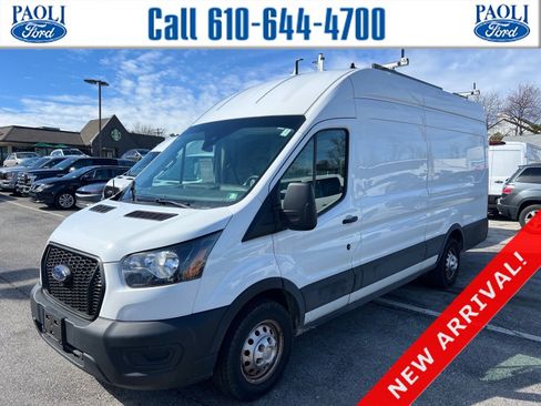 Certified 2023 Ford Transit 350 148 High Roof Extended AWD image 1