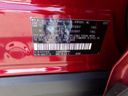 Used 2022 Toyota RAV4 XLE w/ Convenience Package image 53