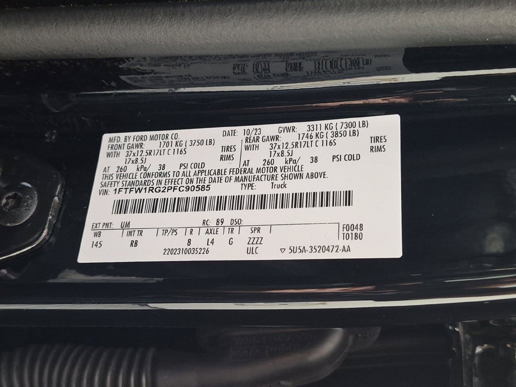 Used 2023 Ford F150 Raptor w/ Raptor 37 Performance Package AWD/4WD image 40